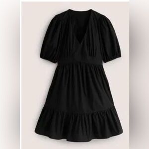 Boden Womens  Puff Sleeve Tiered Dress